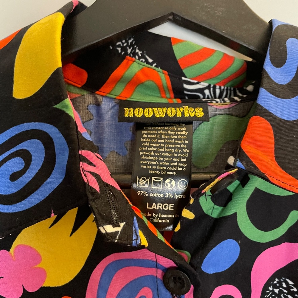 Nooworks NWT Eloise Party Mix dress size L dress with sleeves - Picture 2 of 5